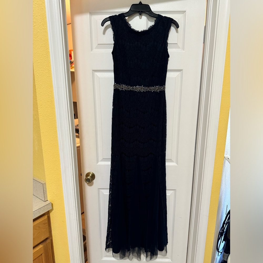 Size 4 dark blue /navy color formal gown
